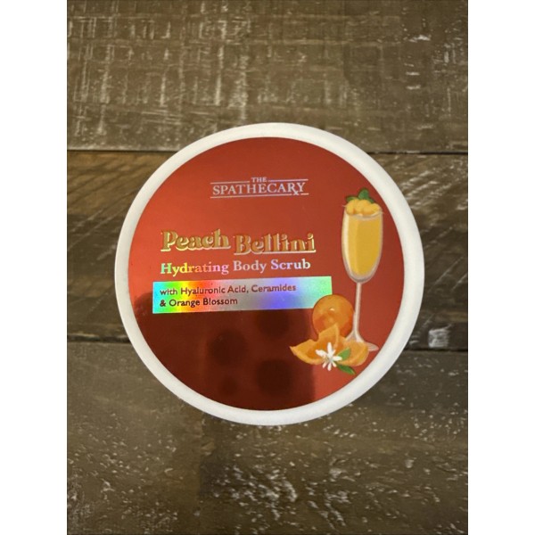 The SpaThecary Peach Bellini Hydrating Body Scrub
