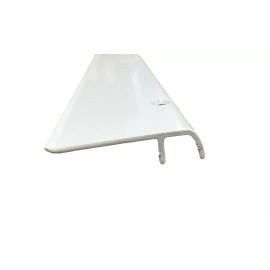 White Aluminum T5 Tub Molding 92" White Aluminum Bath Tub Cove Molding RV Motorhome