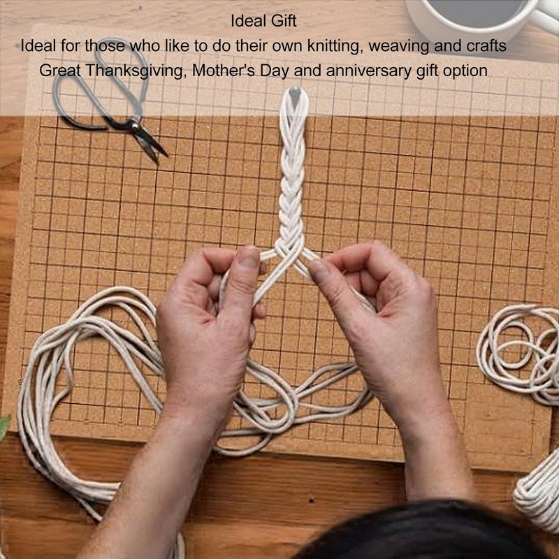 Braiding Board Reusable Lightweight Portable Grids Braiding Board for Braiding