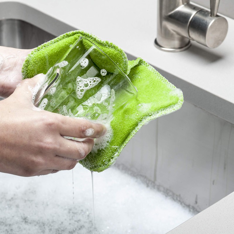 Kilo Scrubby Sponge - Anti-Scratch Pot Scourer with Absorbent Core,