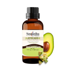 Avocado Flavor Sensatika 4 fl oz - imitation extract for ice cream, baking and coffee syrups