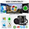SVPRO Teleobjetivo cámara web compatible con Mac, cámara USB de