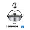 CBJAPAN Sukiyaki Pot, 7.1 inches (18 cm), Induction Compatible, Fluorine