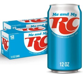 RC Cola 12 Pack – 12 fl oz Cans, Crisp & Refreshing Cola Drink