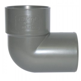 FLOPLAST Solvent Grey 50mm (56mm) Waste Conversion Bend