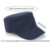 WULIQIUQIU Unisex Basic Cadet Army Caps Everyday Military Style Hat