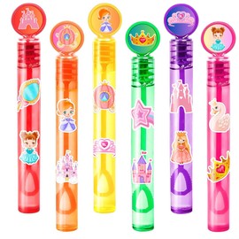 Little Princess Party Favors for Kids – 24PCS Fairy Tale Bubble Wands, Great for Birthday Supplies, Pinata Fillers, Goodie Bags & Classroom Rewards