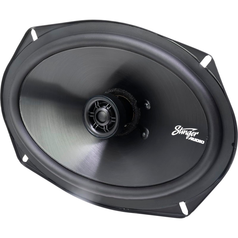 STINGER Audio 6x9 Car Audio Coaxial Car Speakers, 100 Watts,