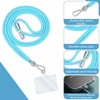 ZEPIQOR Pack of 3 Lanyards, 3 Colours, Long Lanyard with