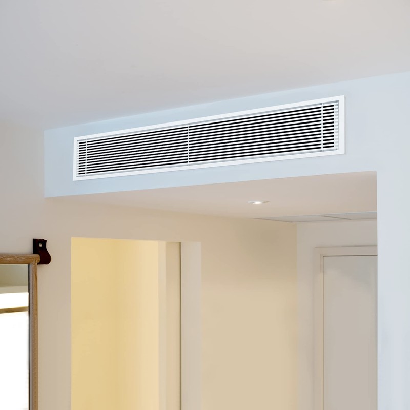 BJADE'S Linear Bar Air Vent Grille,40" X 8",HVAC Stander Vent