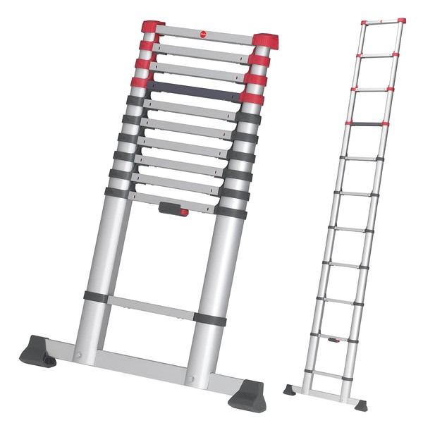 Hailo T80 FlexLine | Aluminum telescoping Ladder | 11 rungs