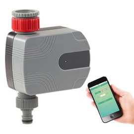 Royal Gardineer Bluetooth Garden Hose Irrigation Computer With Bluetooth, App-Controlled Via Android And IOS (Irrigation System)