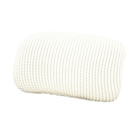 Anevous Set of 4 Office Chair Covers, Headrest Cover for Gaming Chair, Waterproof Stretch Chair Headrest Cover, Elastic Replacement Cover for Computer Chair, Car Chair, White