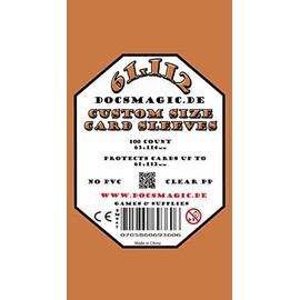 docsmagic.de 100 French Tarot Board Game Sleeves - 61 x 112-63 x 114