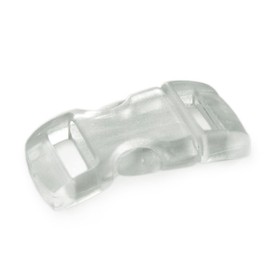 Ganzoo Plastic Click Fastener, Pack of 10, 3/8 Inch, 10 mm Strap Measure, 30 mm x 15 mm, Buckle, Buckle, Paracord 550 Bracelet, Backpack Closure, DIY Projects, White Transparent, White