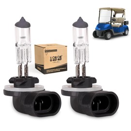 10L0L Halogen Headlight Bulb for EZGO 1994-up and Club Car DS 1999 up & Precedent 2004-up,12V 37W Golf Cart Headlight Bulb, OEM# 101988101, 74004G01 (Pack of 2)