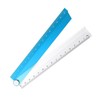 HARFINGTON Folding Straight Ruler 30cm Metric Aluminum Alloy Protractor Foldable