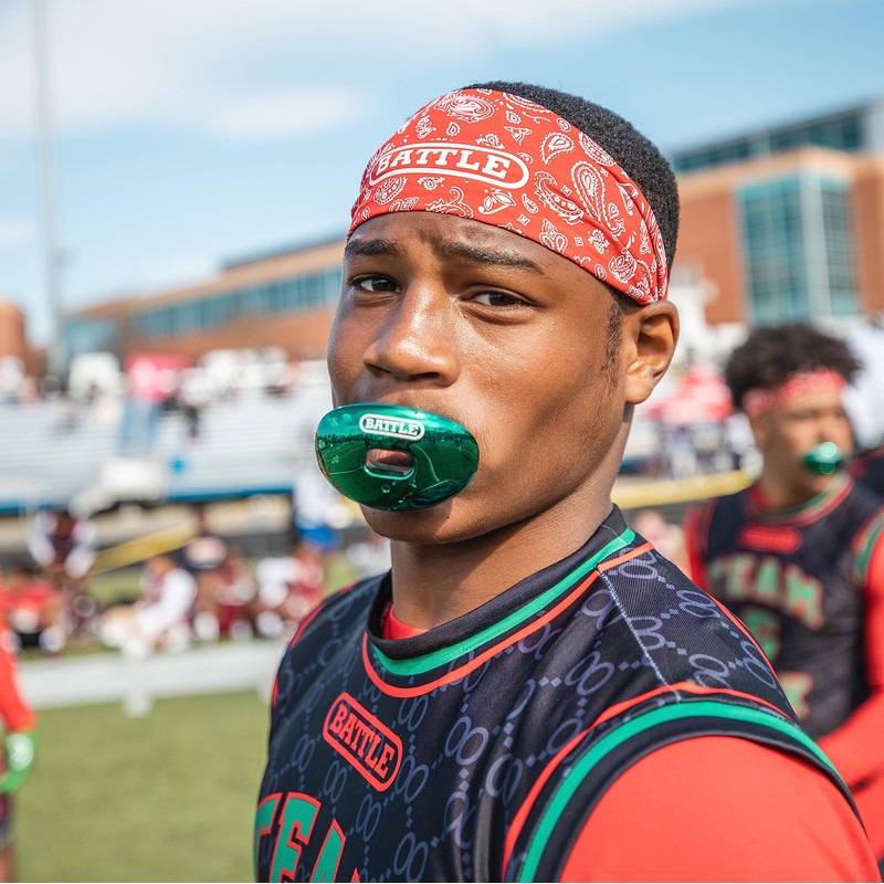 Battle Sports Science Chrome Oxygen Lip Protector Mouthguard 05. Pink