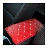 JNNJ Car Centre Console Cushion, Leather Car Armrest Box Pad,