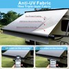 Dulepax RV Awning Fabric Replacement(15'2" Fabric) Heavy Duty 16 oz