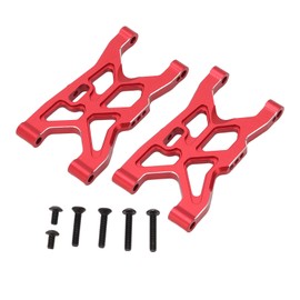 1 Pair RC Rear Suspension Arm Aluminum Alloy RC Rear Swing Arm for Arrma Infraction for Vendetta 1/8 Red