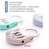 Grey Cute Cat Combination Lock Travel Locks for Luggage Backpack
