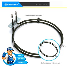 Oven Element (1800W) by HR Huare Technology, Fan Oven Cooker Element Compatible With Beko, Blomberg, Flavel, Howdens,Lamona, Leisure BD634, BEO9414X, BSC630, FL92FRXP, ML61CDS,LEVC67 1Pack