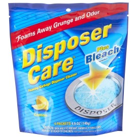 Disposer care Garbage Disposer Care Foaming Cleaner, Lemon Scent, 4 Uses 1Pk DP06N-PB