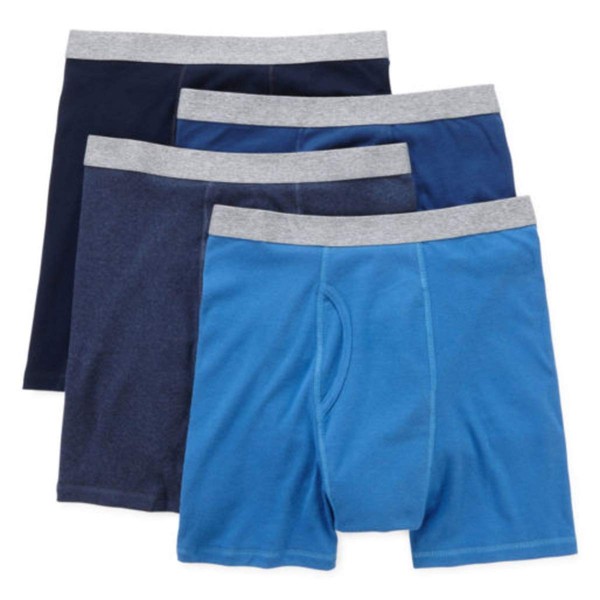 Stafford - Calzoncillos bóxer (4 unidades), color azul, Azul, XX-Large