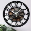 25cm Circular Iron Wall Clock with a Fisherman's Net and