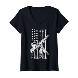 Womens Pipe ceremonial prayer national headdress USA founding peace V-Neck T-Shirt