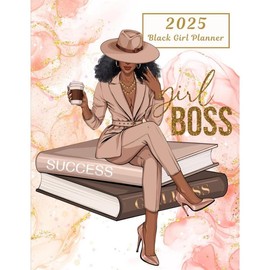 Black Girl Planner 2025-2029: With Sassy and Sweary Quotes | Schedule Organizer From January 2025 to December 2029 (60 Months) with Holidays donald Portable Monthly Overview - Size: 5 Year Monthly Planner 2025-2029