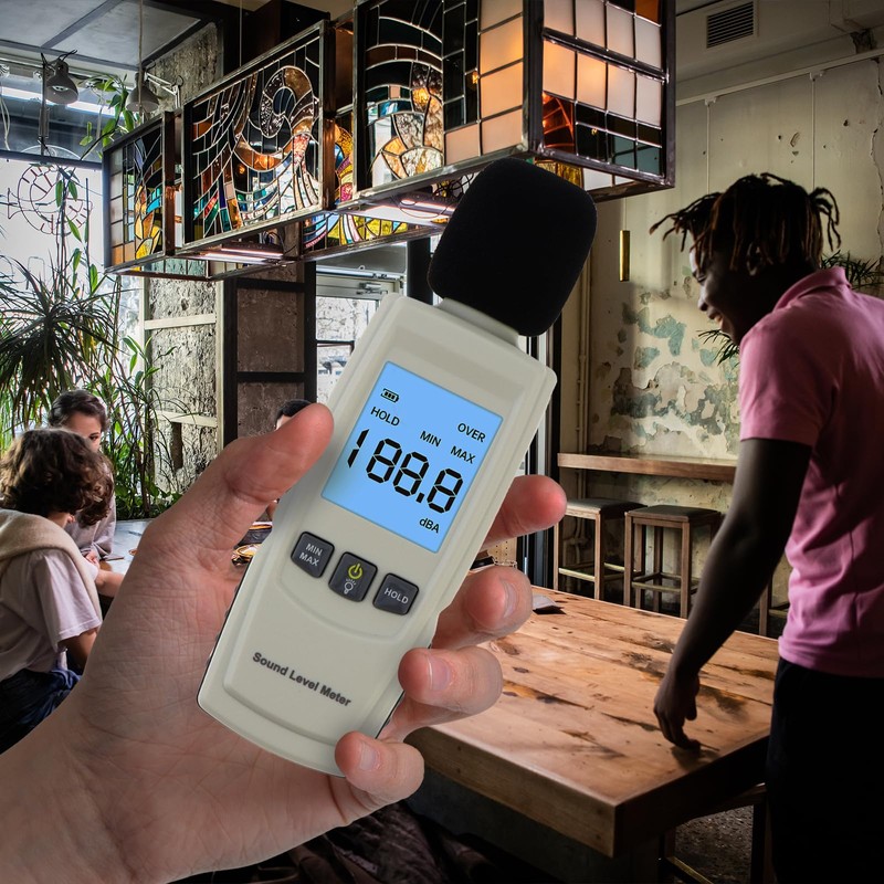 Smgda Digital Sound Level Meter, Portable Sound Meter, Noise Meter