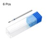 sourcing map 6pcs 120-140 Grits Diamond Grinding Bit 1.8mm Oval