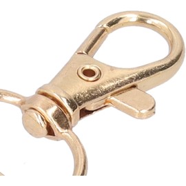 Llaveros, duraderos, brillantes, seguros, clips para llaveros, aros para llaveros y cadena, clip para llavero para ganchos para llavero