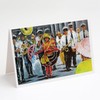 Caroline's Treasures Dancing in the Streets Mardi Gras Greeting Cards