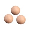 NUOBESTY 10pcs Natural Unfinished Wooden Balls Round Craft Balls for