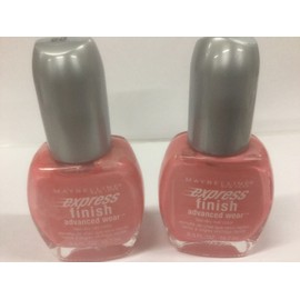 MAYBELLINE pack of 2 New York Express Finish fast dry Nail Color PROMPT PETALS #60