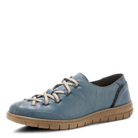 Spring Step Zapatillas Carhopper para mujer, Azul / Patchwork, 6.5-7 US