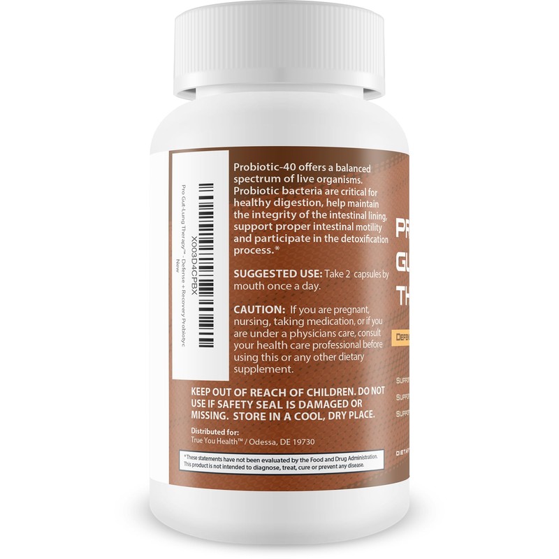 Pro Gut-Lung Therapy - Probiotic Mood Support - Defense +
