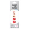 Dashing Diva Magic Press Nail Tip Set, Red Tomato, 1