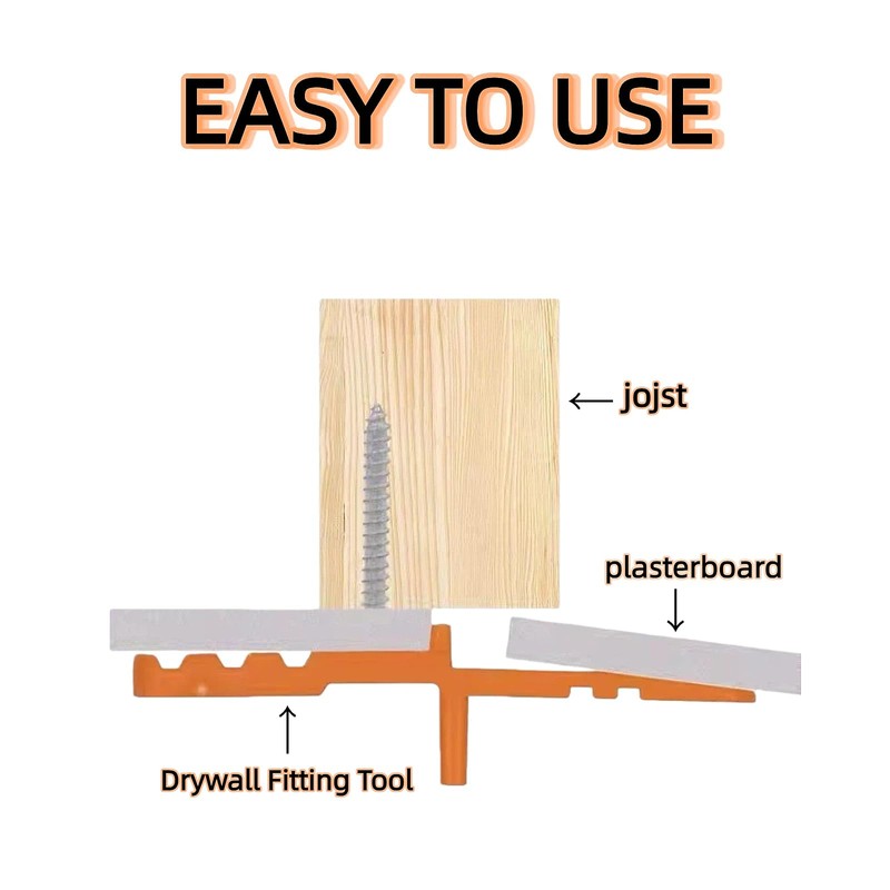 10 PCS Heavy Duty Drywall Fitting Tool,Drywall Plasterboard Ceiling Auxiliary