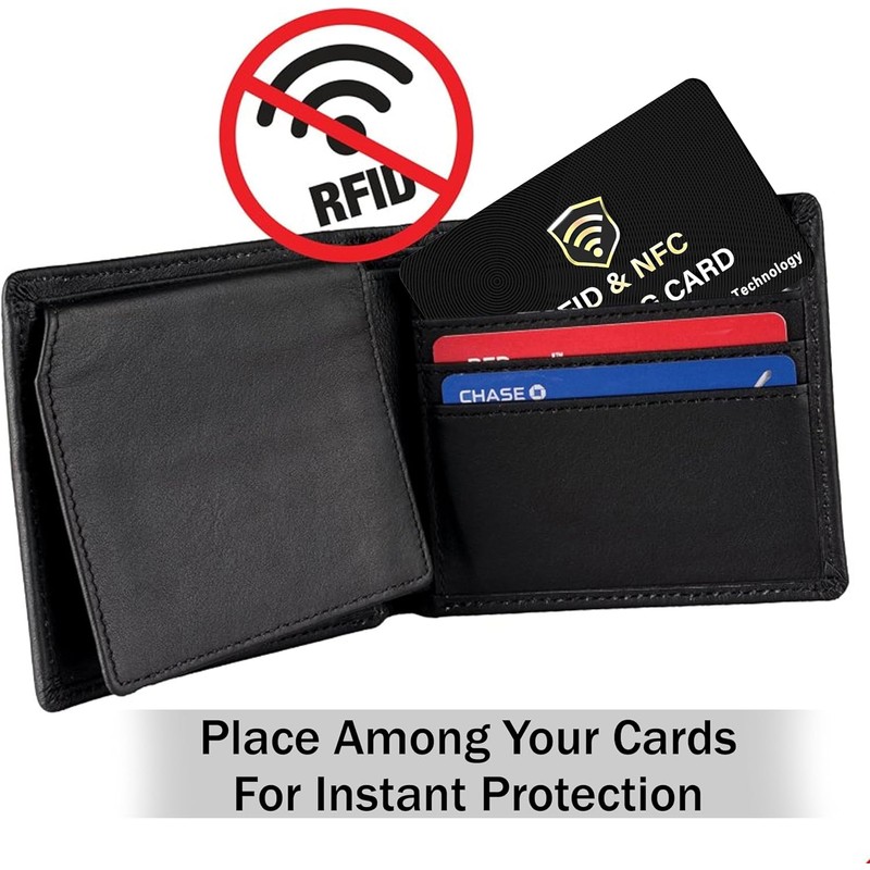 SaiTech IT 5 Pack RFID Blocking Card, One Card Protects