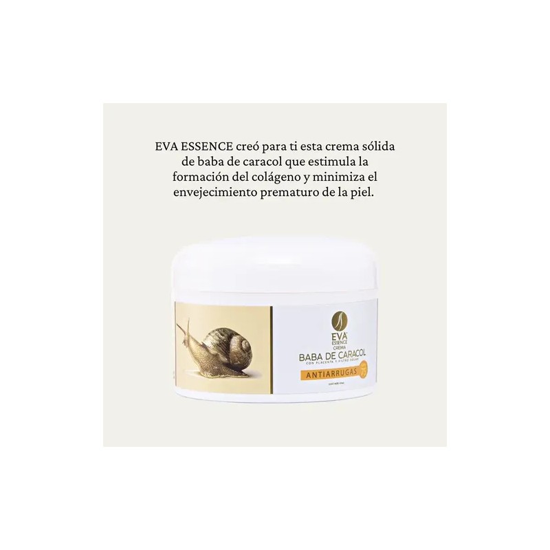 Crema Sólida Eva Essence Baba De Caracol 400ml Antiarrugas