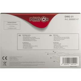 Inter-Tech DMG-31 internal WLAN 300 Mbit/s