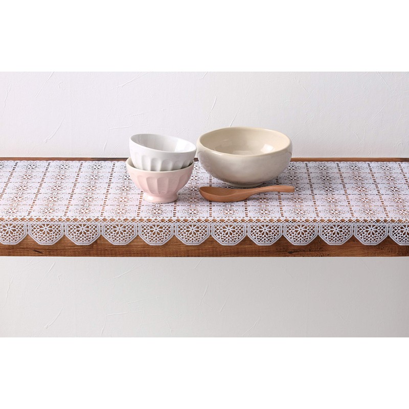 Towa Industry Cupboard Sheet Ruffle Lace Sheet Blossom 13.0 x