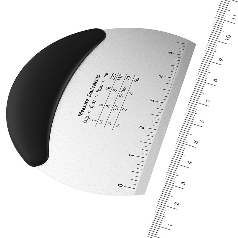 Gimars Stainless Steel Baking Dough Cutter, Dough Scraper