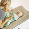 SNOOZYNEST 2 Pack Muslin Changing Pad Cover, Cotton Quilted Top