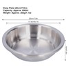304 Stainless Steel Plate, Robust, Stackable, Easy to Store Soup