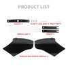 HCmotorku Air Heat Deflector Saddle Shields Fit for Harley Softail